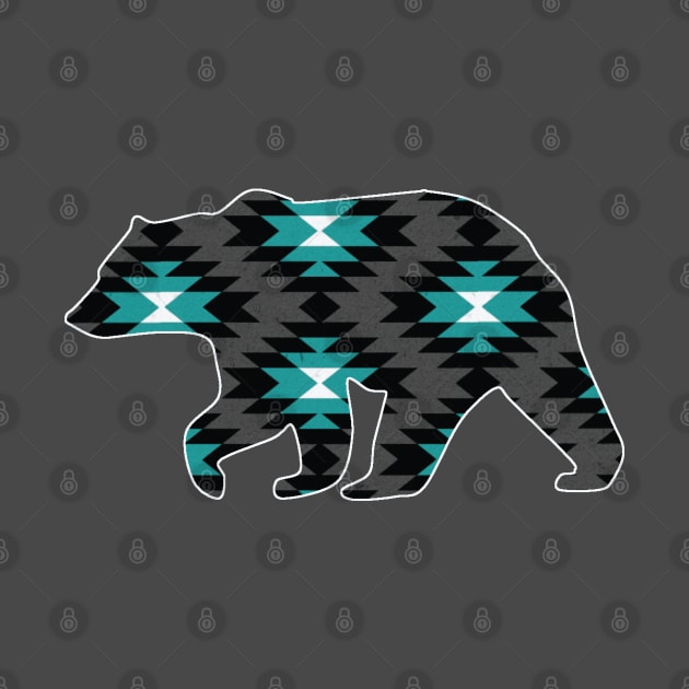 Bear Pattern - 3 by Brightfeather