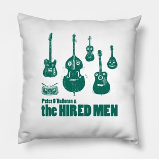 Rollicking Instruments (green) Pillow