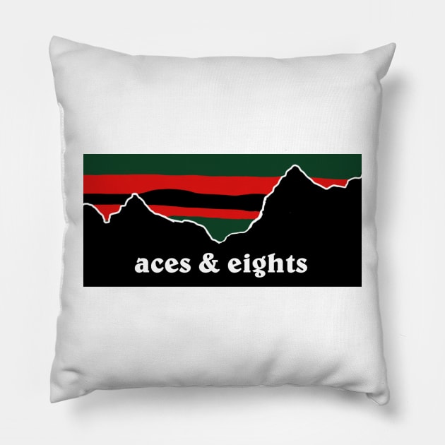 Aces & Eights Afghanistan Landscape Pillow by Aces & Eights 