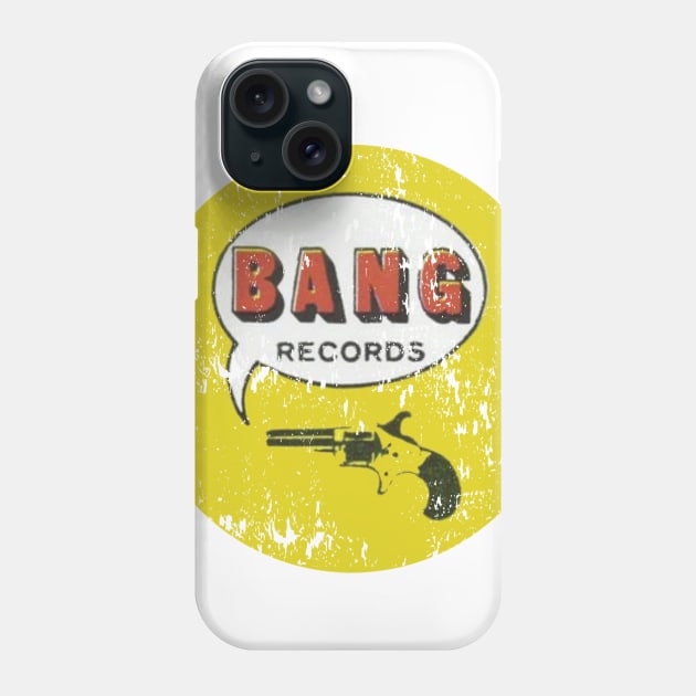 Bang Records - vintage record label Phone Case by retropetrol