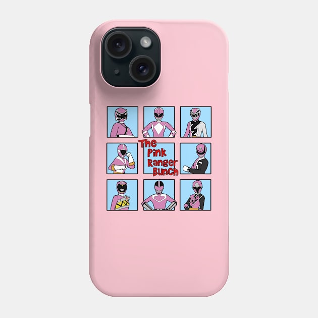 Pink Ranger Bunch Phone Case by SimplePeteDoodles