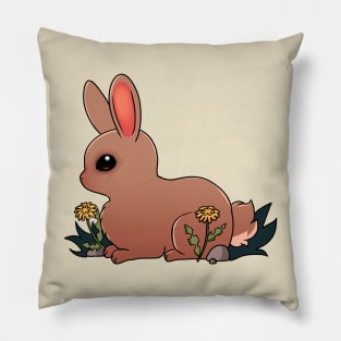 Cute Field Bunny Pillow