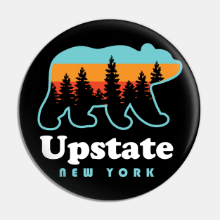 Upstate New York Bear Outdoors Upstate NY Pin