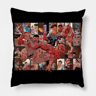 invincible comic strip transparant Pillow