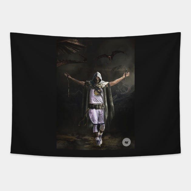 Steph Curry "King Slayer" Tapestry by asGraphics