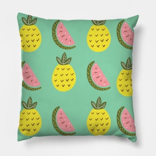 Pineapple-watermelon Pattern Pillow