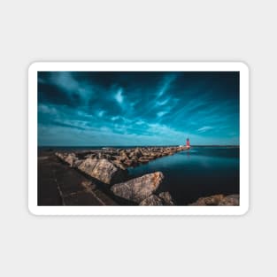 Manistique East Breakwater Light Magnet