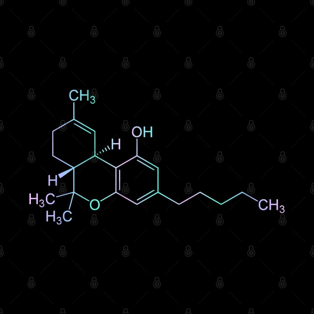 Magical THC Molecule Cannabis by Flippin' Sweet Gear