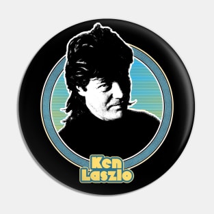 Ken Laszlo /// Retro Italo 80s Fan Design Pin