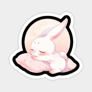 sleeping bunny Magnet