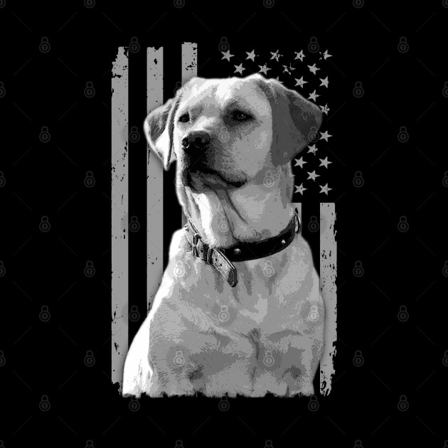 Labrador Legacy American Flag That Celebrate Labrador Retrievers' Charm by Crazy Frog GREEN