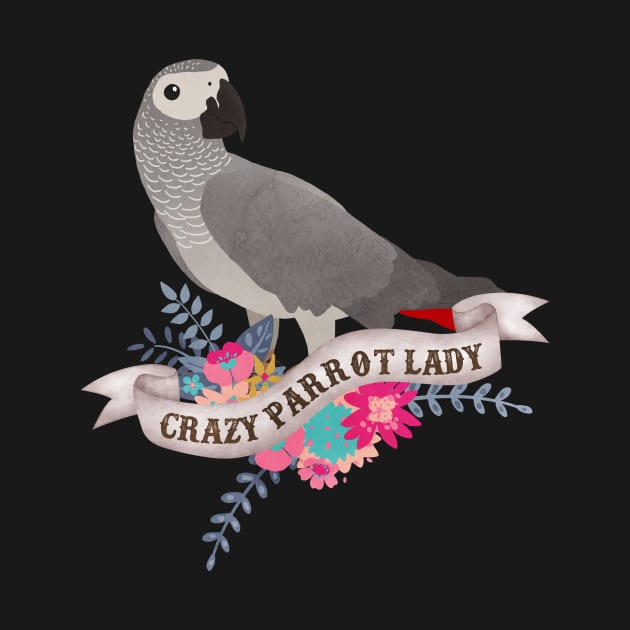 Crazy Parrot Lady by Psitta