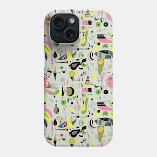 Kandinsky style composition Phone Case