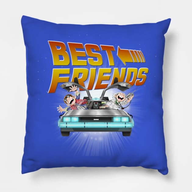 Best Friends Pillow by saqman