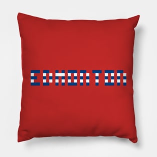 Pixel Hockey City Edmonton 2017 Pillow