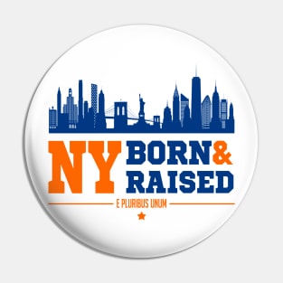 New York Born and Raised Pin