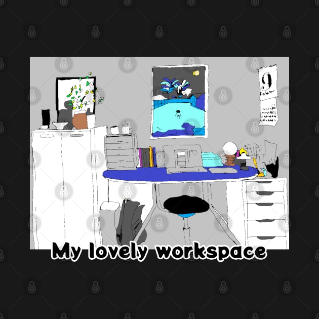 My lovely workspace by zzzozzo