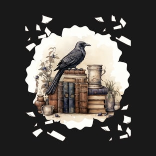 Raven books lover T-Shirt