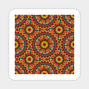 Abstract mosaic tile pattern Magnet