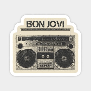 Bon Jovi / Hip Hop Tape Magnet