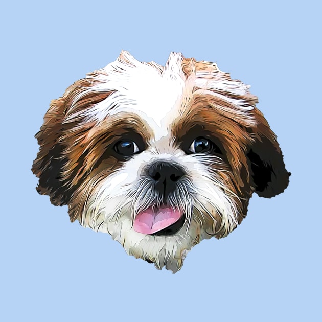 Shih Tzu Puppy Dog by Elarex