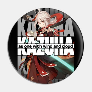 KAZUHA as one with wind and cloud Genshin Impact Edit Pin