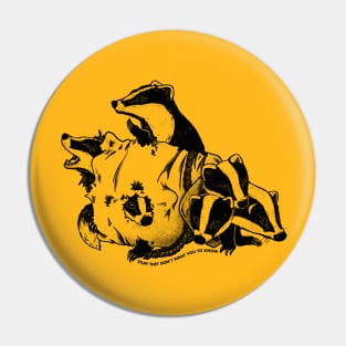 Bag of Badgers Pin