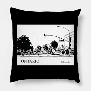 Ontario - California Pillow