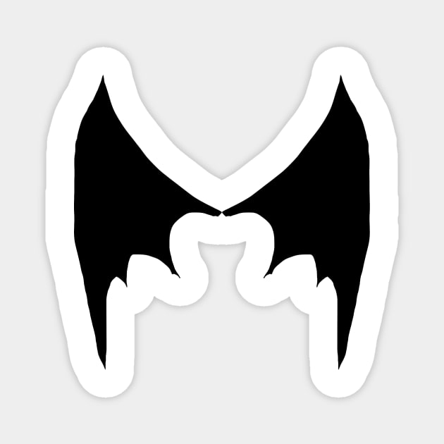 Bat Wings Magnet by LuckyRoxanne