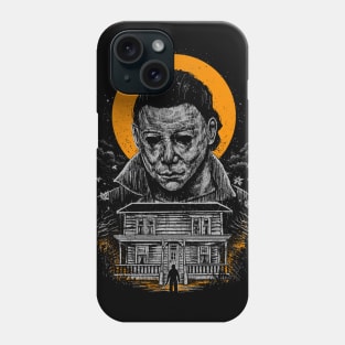 Full Moon On Halloween Phone Case