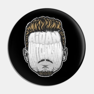 Aidan Hutchinson Detroit Player Silhouette Pin