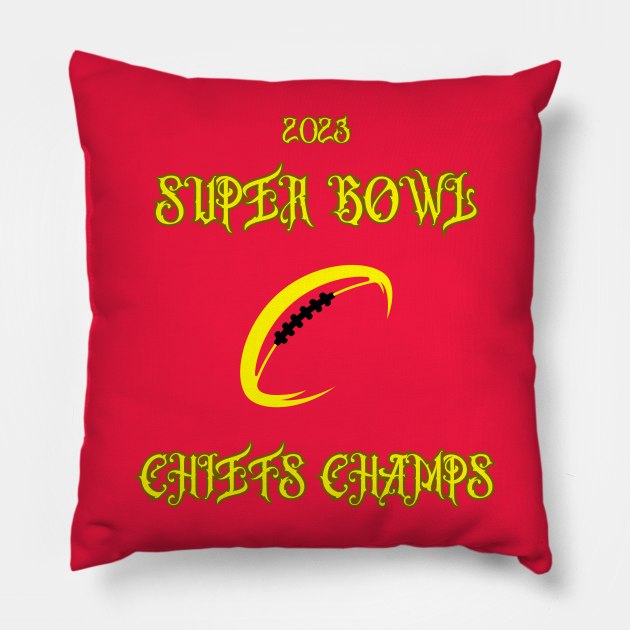 2024 SUPER BOWL CHAMPIONS KANSAS CITY CHIEFS Pillow by Lolane