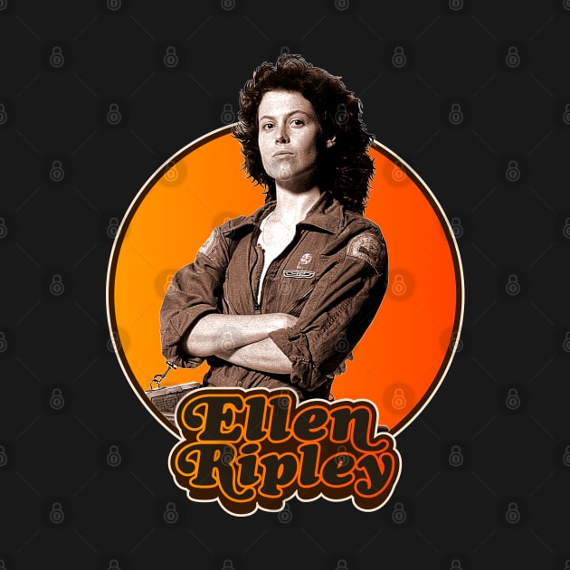 Retro Ellen Ripley Alien Tribute by darklordpug