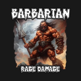 Barbarian Rage Damage T-Shirt