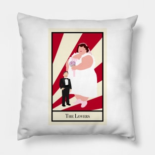 The Lovers - Circus Tarot Card Pillow