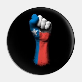 Flag of Texas on a Raised Clenched Fist Pin