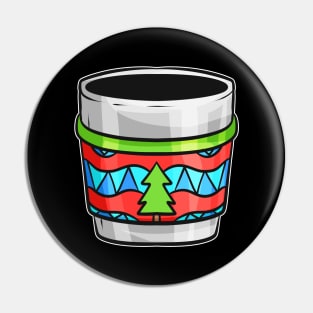 Autumn Beaker With Ugly Sweater For Christmas Pin