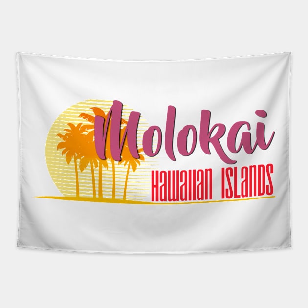 Life's a Beach: Molokai, Hawaiian Islands Tapestry by Naves