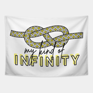 Climbing, my kind of infinity Tapestry