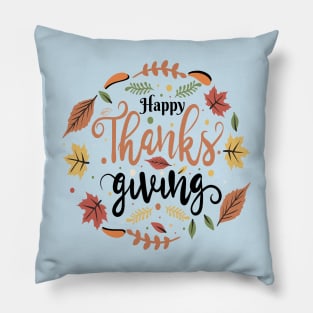 Happy Thanksgiving Pillow