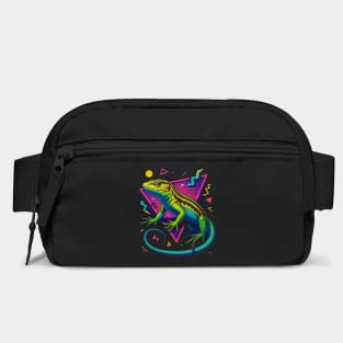 Retro Neon Rainbow Whiptail Bag