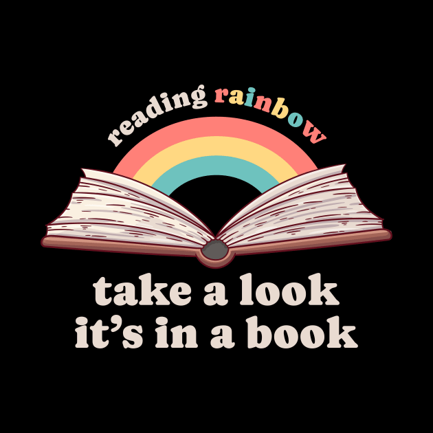 Reading Rainbow Take a Look It’s in a Book by tiden.nyska