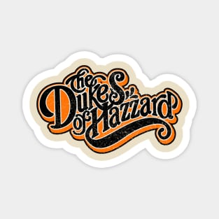 Retro Style Dukes of Hazzard Design Magnet