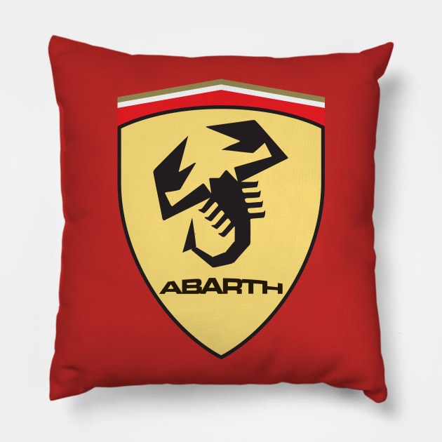 Vintage Scorpion Emblem Pillow by CreativePhil