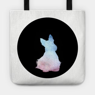 Scottish Terrier - Soft Lilac Silhouette Tote