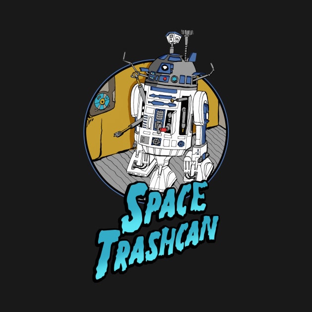 Space Trashcan! by SkipBroTees