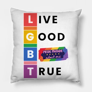 Rainbow Lgbt Pride Pillow