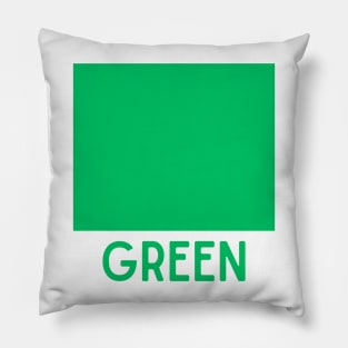 Learn Your Colours - Green Pillow