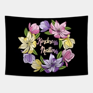 Kindness Matters - Magnolia Flowers Tapestry