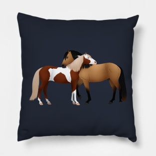 Spirit and Rain - Equine Rampaige Pillow